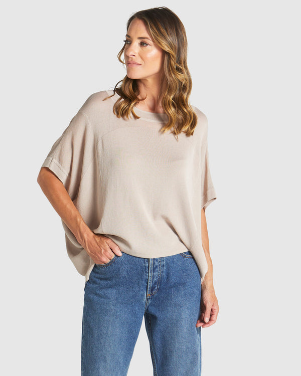 Irises Knit Ash Grey