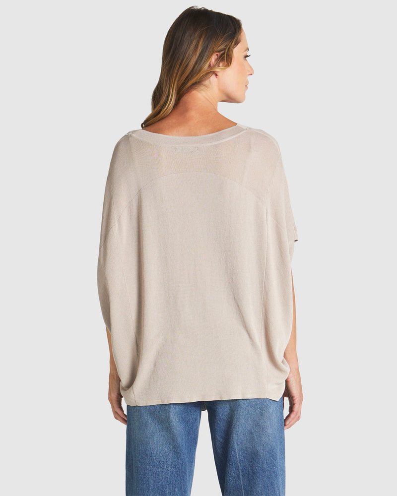 Irises Knit Ash Grey