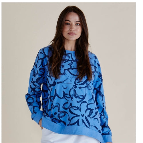 Palma Sweat Blue Floral