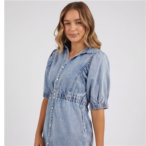 Vivian Dress Light Denim