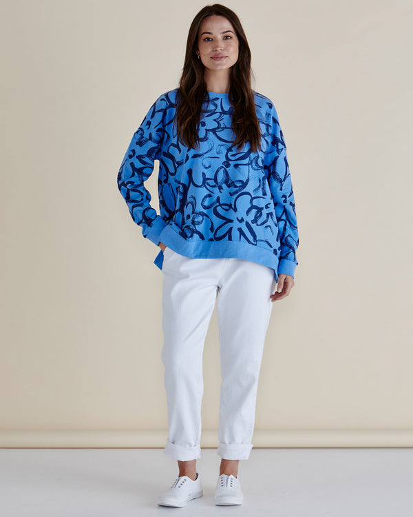 Palma Sweat Blue Floral