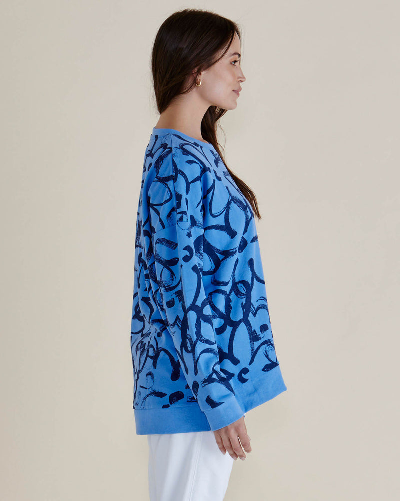 Palma Sweat Blue Floral