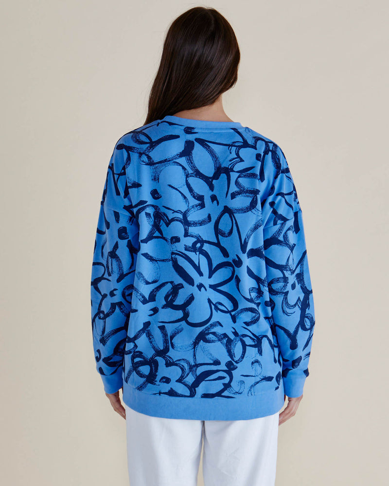 Palma Sweat Blue Floral