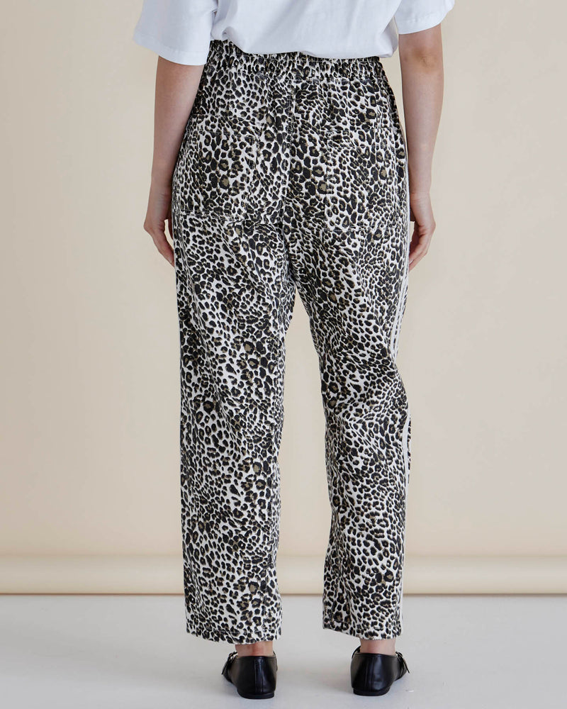Quinn Cotton Jogger Leopard Print