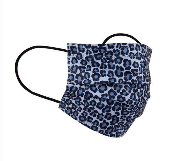 Disposable Face Mask - Wild Leopard 5 Pkt