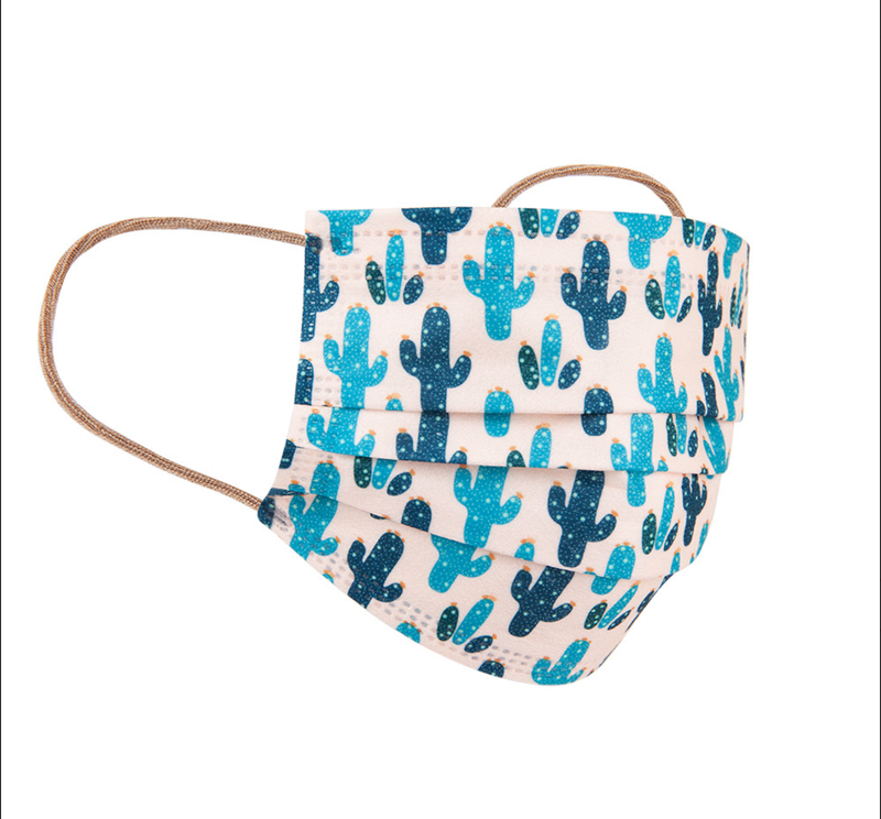 Disposable Face Mask - Cactus 5 Pkt
